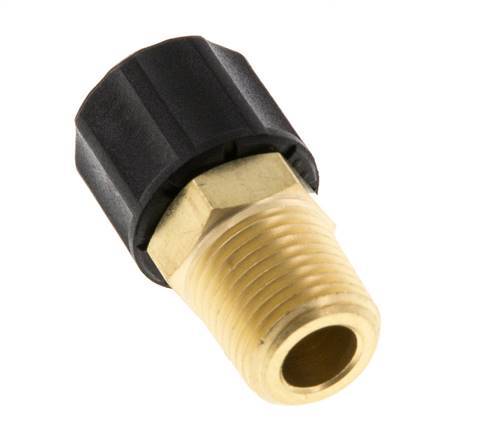 6x4 & 1/8''NPT Raccord Poussoir Droit en Laiton avec Filets Mâles [2 Pièces]