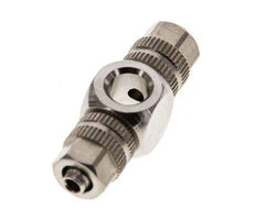 4.3x3 & M5 Laiton nickele Banjo Tee Push-on Fitting [2 Pieces]