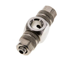 4.3x3 & M5 Laiton nickele Banjo Tee Push-on Fitting [2 Pieces]