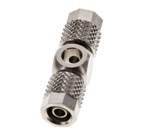 6x4 & M5 laiton nickele Banjo Tee Push-on Fitting [2 Pieces]