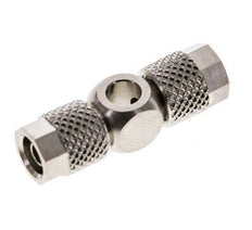 6x4 & M5 laiton nickele Banjo Tee Push-on Fitting [2 Pieces]