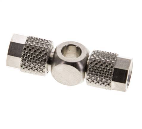 6x4 & M5 laiton nickele Banjo Tee Push-on Fitting [2 Pieces]