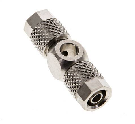 6x4 & M5 laiton nickele Banjo Tee Push-on Fitting [2 Pieces]