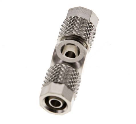 6x4 & M5 laiton nickele Banjo Tee Push-on Fitting [2 Pieces]