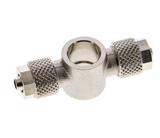 6x4 & G1/8'' Raccord Banjo Tee Push-on en laiton nickele [2 Pièces]