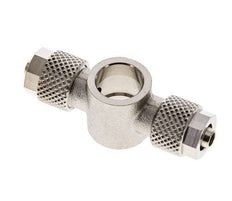 6x4 & G1/8'' Nickel plated Brass Banjo Tee Push-on Fitting [2 Pieces]