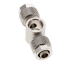 8x6 & G1/8'' Laiton nickele Banjo Tee Push-on Fitting [2 Pieces]