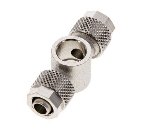 8x6 & G1/8'' Laiton nickele Banjo Tee Push-on Fitting [2 Pieces]