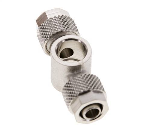 8x6 & G1/8'' Laiton nickele Banjo Tee Push-on Fitting [2 Pieces]