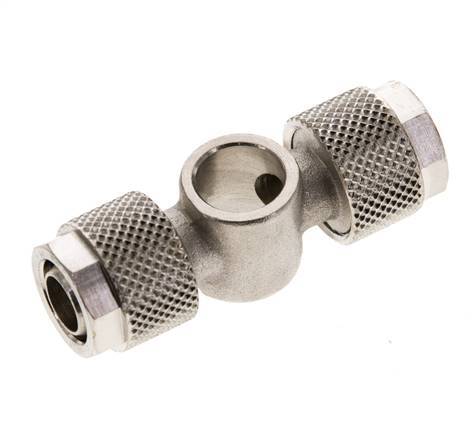 10x8 & G1/8'' Raccord Banjo Tee Push-on en laiton nickele