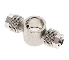 8x6 & G1/4'' Nickel plated Brass Banjo Tee Push-on Fitting [2 Pieces]