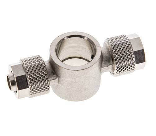 8x6 & G1/4'' Laiton nickele Banjo Tee Push-on Fitting [2 Pieces]