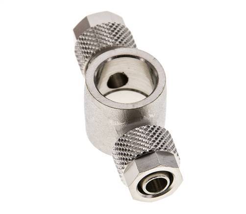 8x6 & G1/4'' Laiton nickele Banjo Tee Push-on Fitting [2 Pieces]