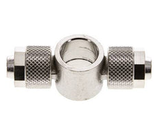10x8 & G1/4'' Raccord Banjo Tee Push-on en laiton nickele [2 Pièces]