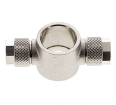 8x6 & G3/8'' Raccord Banjo Tee Push-on en laiton nickele