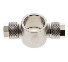 8x6 & G3/8'' Raccord Banjo Tee Push-on en laiton nickele