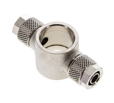 8x6 & G3/8'' Raccord Banjo Tee Push-on en laiton nickele