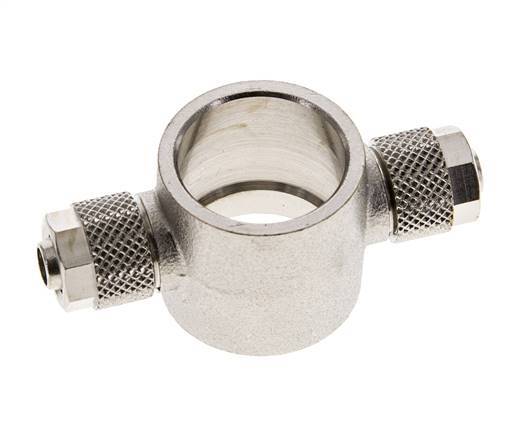 8x6 & G1/2'' Raccord Banjo Tee Push-on en laiton nickele