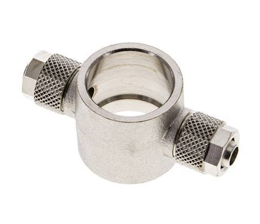 8x6 & G1/2'' Raccord Banjo Tee Push-on en laiton nickele