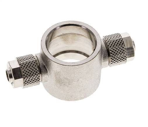 8x6 & G1/2'' Raccord Banjo Tee Push-on en laiton nickele