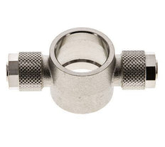 10x8 & G1/2'' Raccord Banjo Tee Push-on en laiton nickele