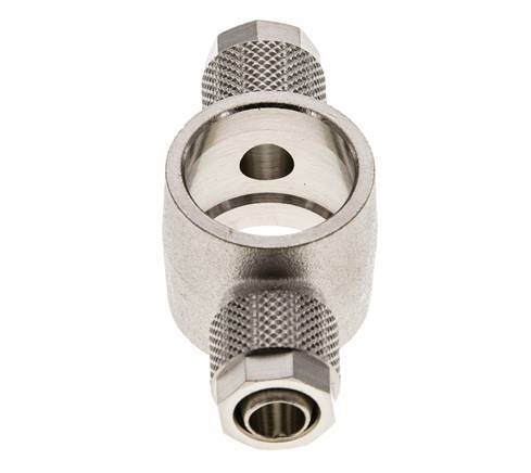 10x8 & G1/2'' Raccord Banjo Tee Push-on en laiton nickele