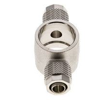10x8 & G1/2'' Raccord Banjo Tee Push-on en laiton nickele