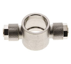 10x8 & G1/2'' Raccord Banjo Tee Push-on en laiton nickele