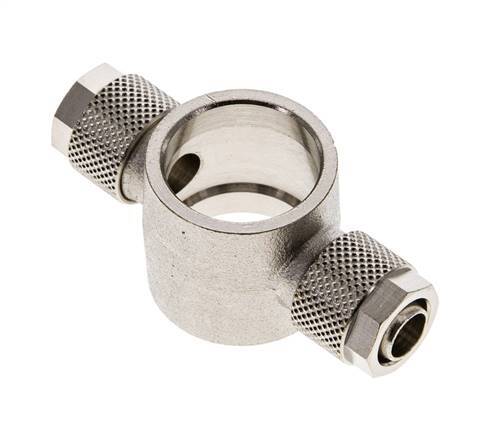 10x8 & G1/2'' Raccord Banjo Tee Push-on en laiton nickele