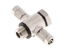 5x3 & G1/8'' Raccord Banjo à Emboîtement-T en Laiton Nickele avec O-ring [10 Pièces]