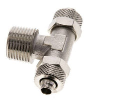 8x6 & R3/8'' Raccord en T en laiton nickele avec filetage mâle [2 Pièces]