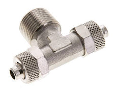 8x6 & R3/8'' Raccord en T en laiton nickele avec filetage mâle [2 Pièces]
