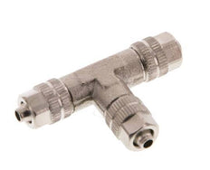 4.3x3 Raccord en T en laiton nickelé [2 Pièces]