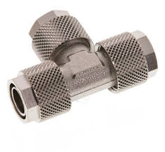 12x10 Nickel plated Brass Tee Push-on Fitting