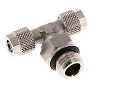 6x4 & G1/4'' Raccord en T en laiton nickele avec filetage mâle rotatif [2 Pièces]