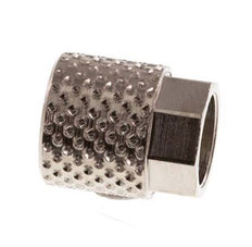 Écrou-raccord en laiton nickelé 6x4mm (M8x0.75) [20 pièces].