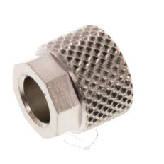 Écrou-raccord en laiton nickelé 6x4mm (M10x1) [20 pièces].