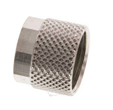 Écrou-raccord en laiton nickelé 10x8mm (M14x1) [10 pièces].