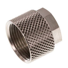 Écrou-raccord en laiton nickelé 12x10mm (M16x1) [10 pièces].