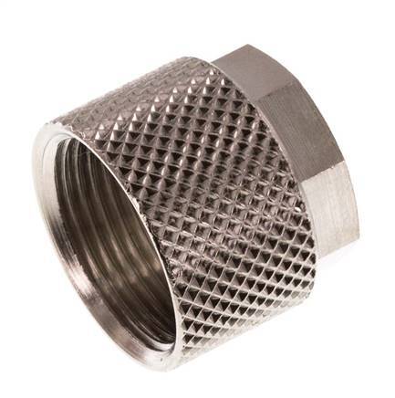 12x10mm (M16x1) Nickel-plated Brass Union Nut [10 Pieces]