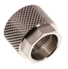 Écrou-raccord en laiton nickelé 12x10mm (M16x1) [10 pièces].