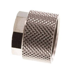 Écrou-raccord en laiton nickelé 12x10mm (M16x1) [10 pièces].