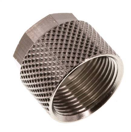 Écrou-raccord en laiton nickelé 12x10mm (M16x1) [10 pièces].