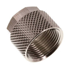 Écrou-raccord en laiton nickelé 12x10mm (M16x1) [10 pièces].