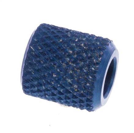 Écrou-raccord en aluminium 4.3x3mm (M6x0.75) [10 pièces].