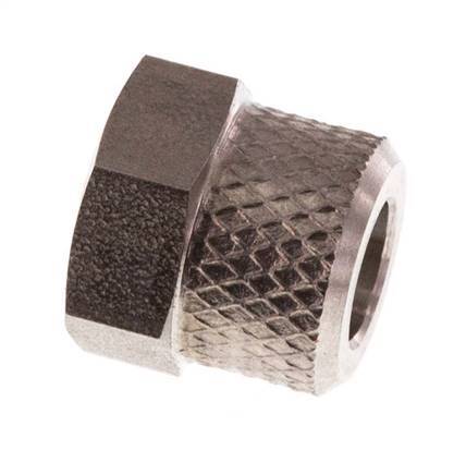 Écrou-raccord en acier inoxydable 6x4mm (M10x1) [2 pièces]