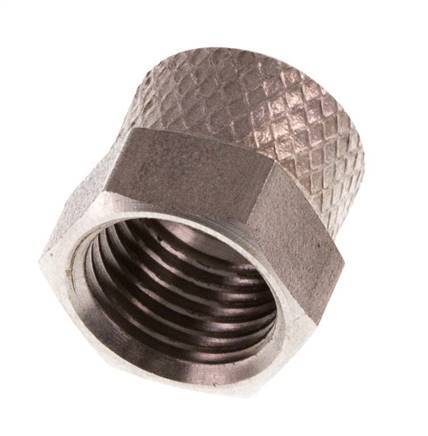 Écrou-raccord en acier inoxydable 6x4mm (M10x1) [2 pièces]