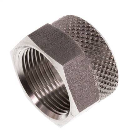 Écrou-raccord en acier inoxydable 10x8mm (M16x1)