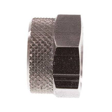 Écrou-raccord en acier inoxydable 10x8mm (M16x1)