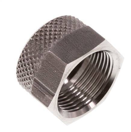 Écrou-raccord en acier inoxydable 10x8mm (M16x1)